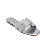 Fyor MY 332 Flat sandal #color_silver