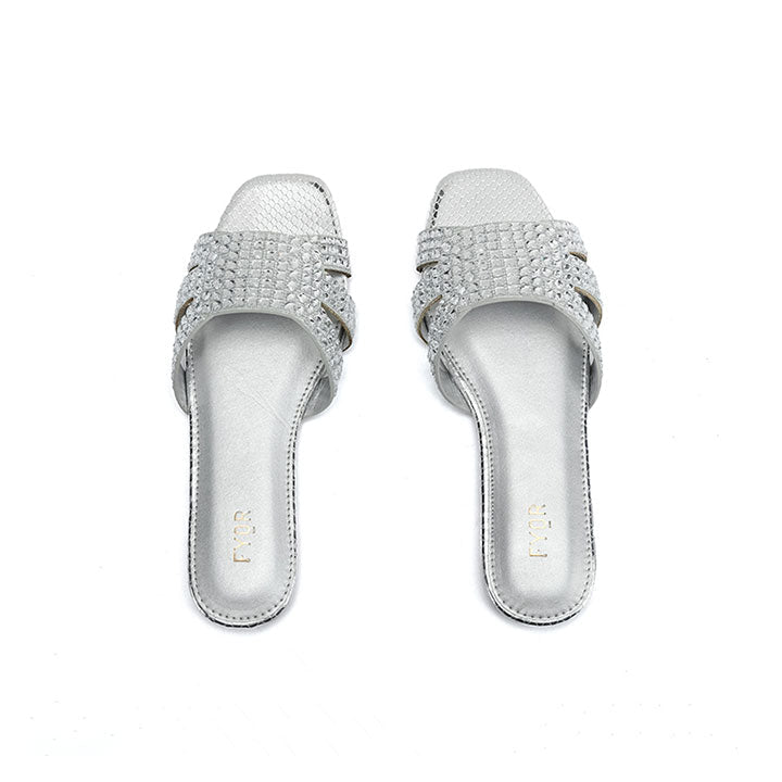 Fyor MY 333  Flat sandal #color_silver