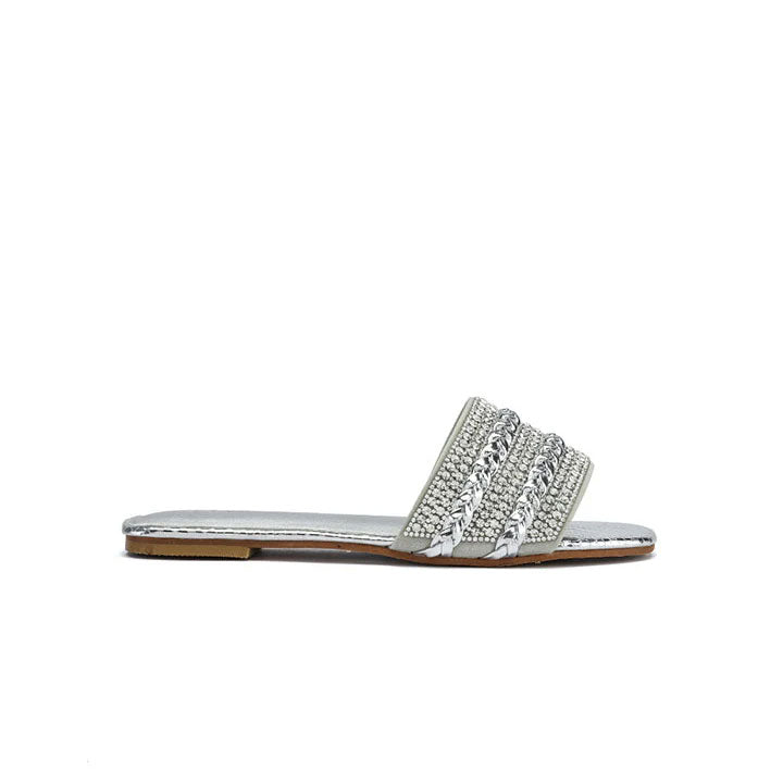 Fyor MY 334 Flat sandal #color_silver