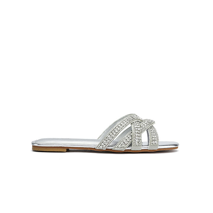 Fyor MY 339 Flat sandal #color_silver
