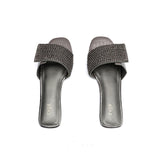 Fyor MY 342 Flat Sandal #color_gunmetal