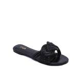FYOR Flat Sandal #color_black