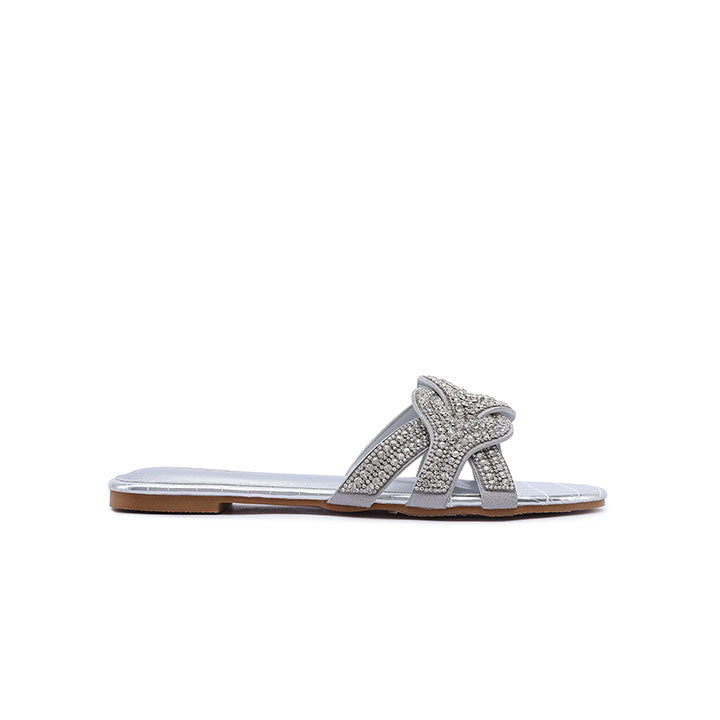 FYOR Flat Sandal #color_silver