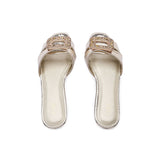 FYOR Flat Sandal #color_gold
