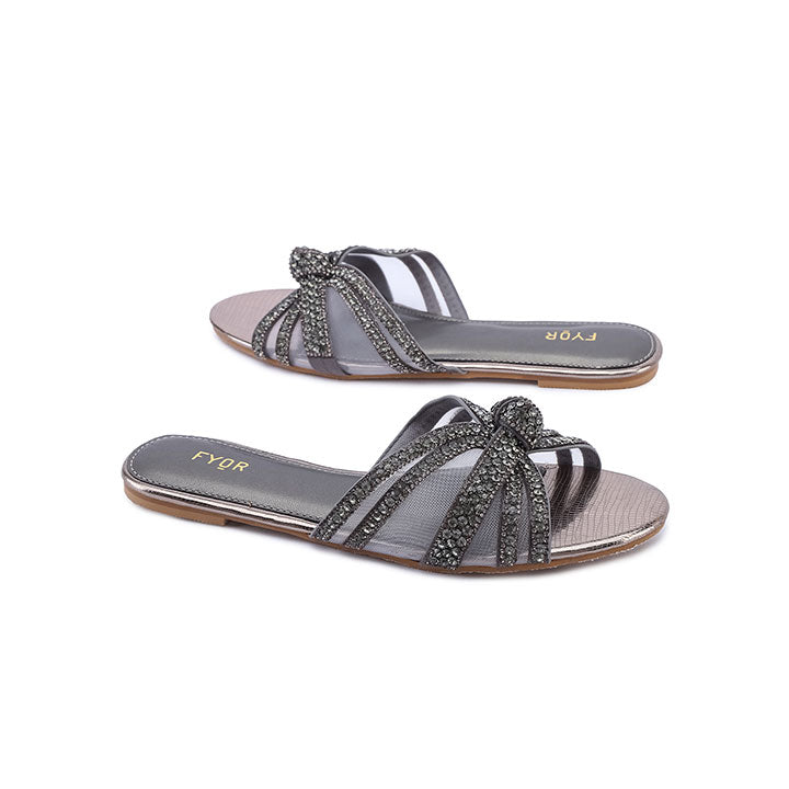FYOR Flat Sandal #color_gun