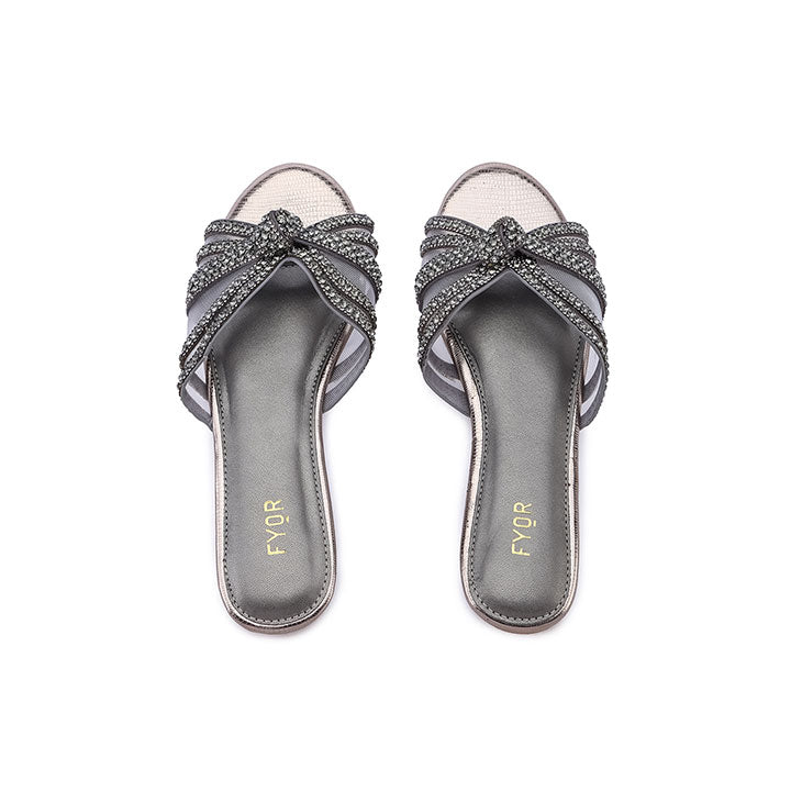 FYOR Flat Sandal #color_gun
