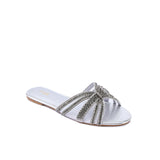 FYOR Flat Sandal #color_silver