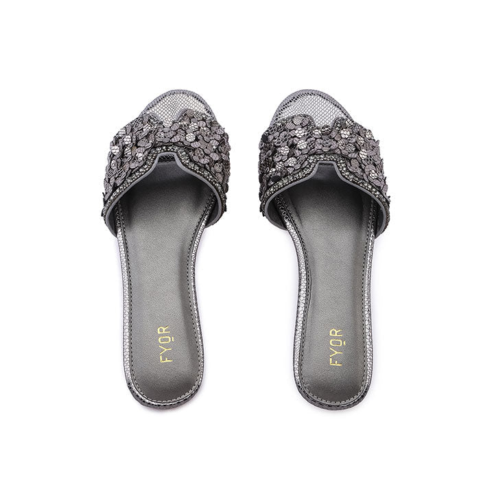 FYOR Flat Sandal #color_gun
