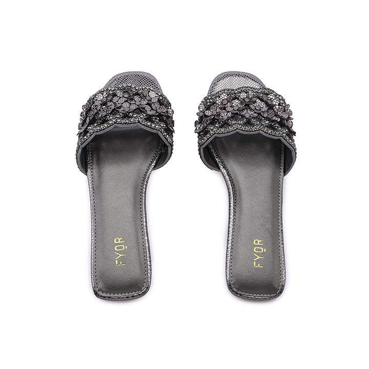 FYOR Flat Sandal #color_gun