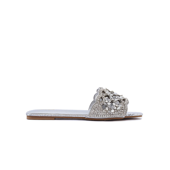 FYOR Flat Sandal #color_silver