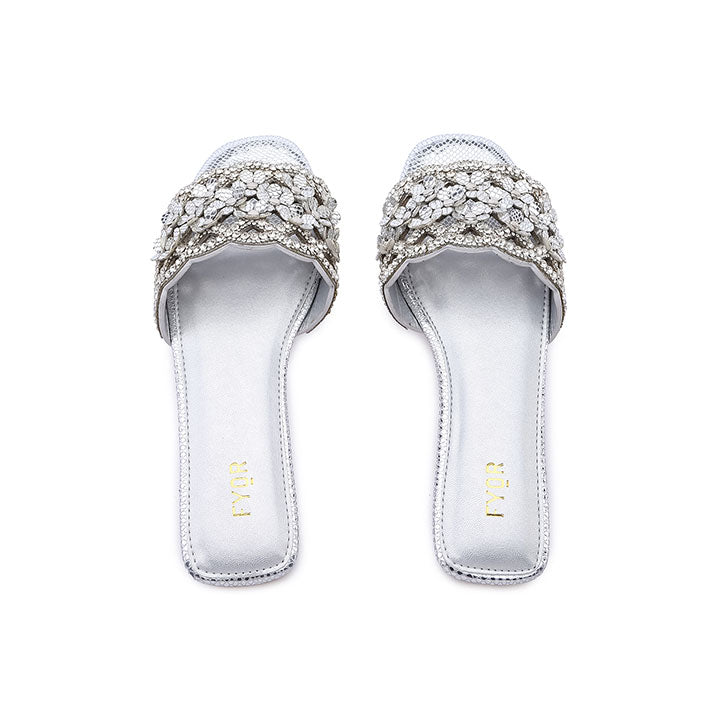 FYOR Flat Sandal #color_silver