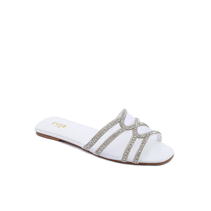 FYOR Flat Sandal #color_white