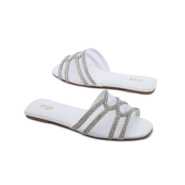 FYOR Flat Sandal #color_white