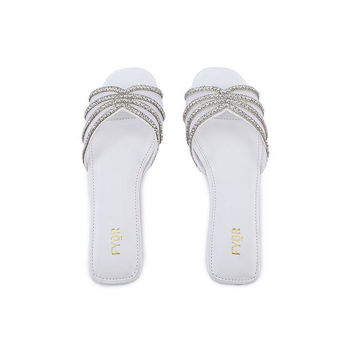 FYOR Flat Sandal #color_white