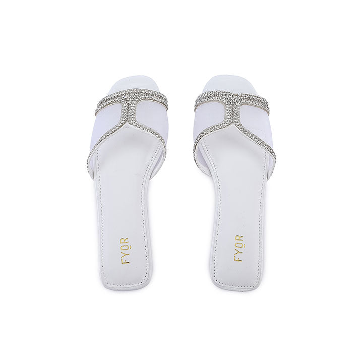 FYOR Flat Sandal #color_white