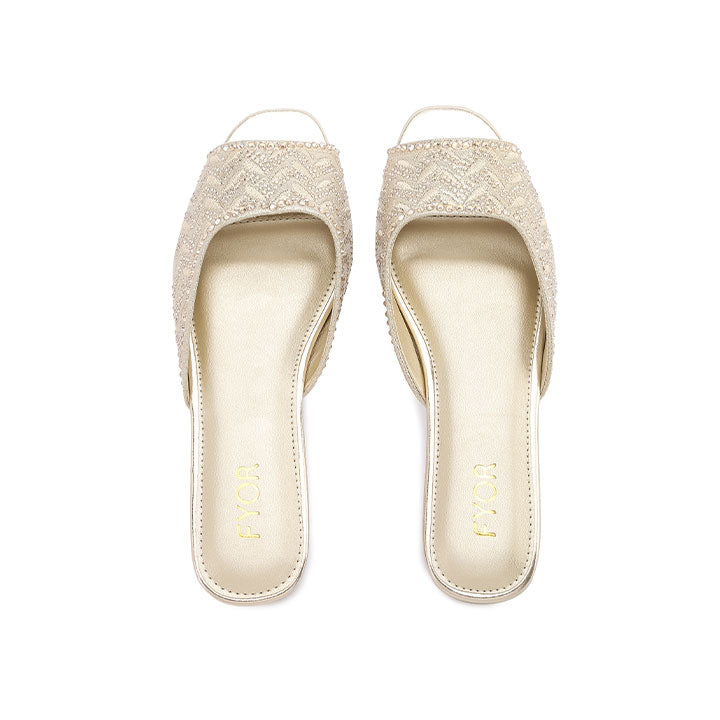 FYOR Flat Sandal #color_gold