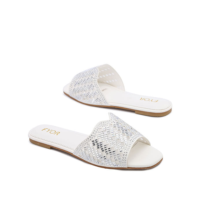 FYOR Flat Sandal #color_white