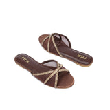 FYOR Flat Sandal #color_bronze
