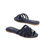 FYOR Flat Sandal #color_navy