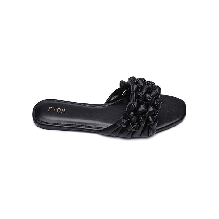 Fyor MY 178 Flat sandal #color_black