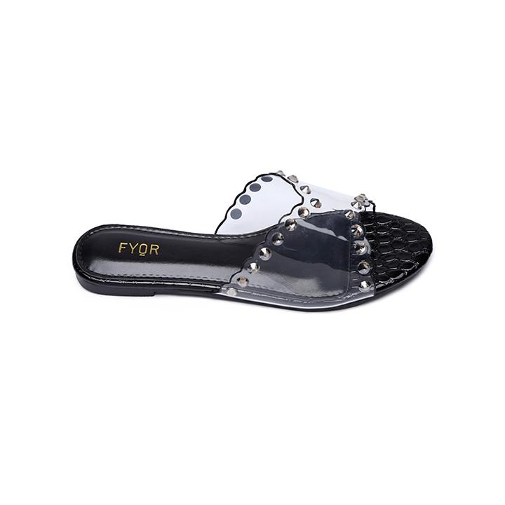 Fyor MY 185 Flat sandal #color_black