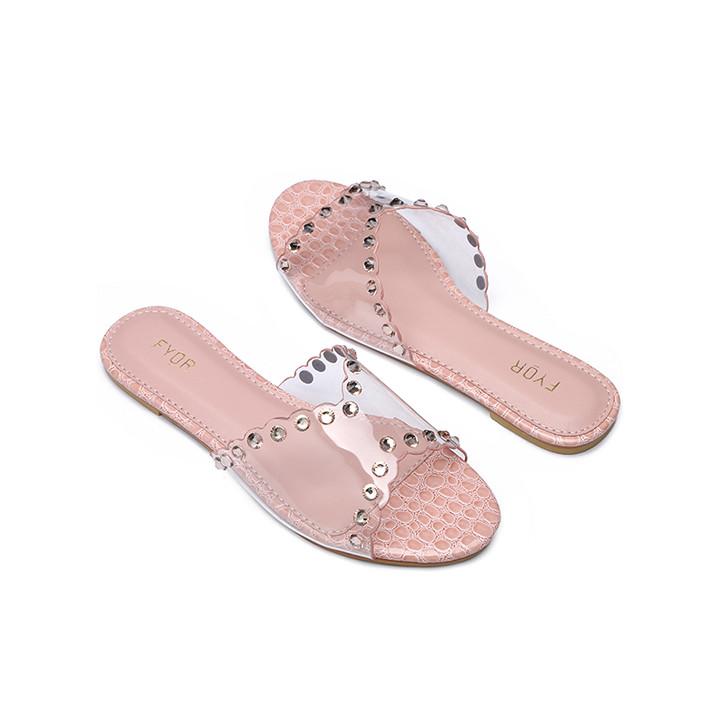 Fyor MY 185 Flat sandal #color_peach