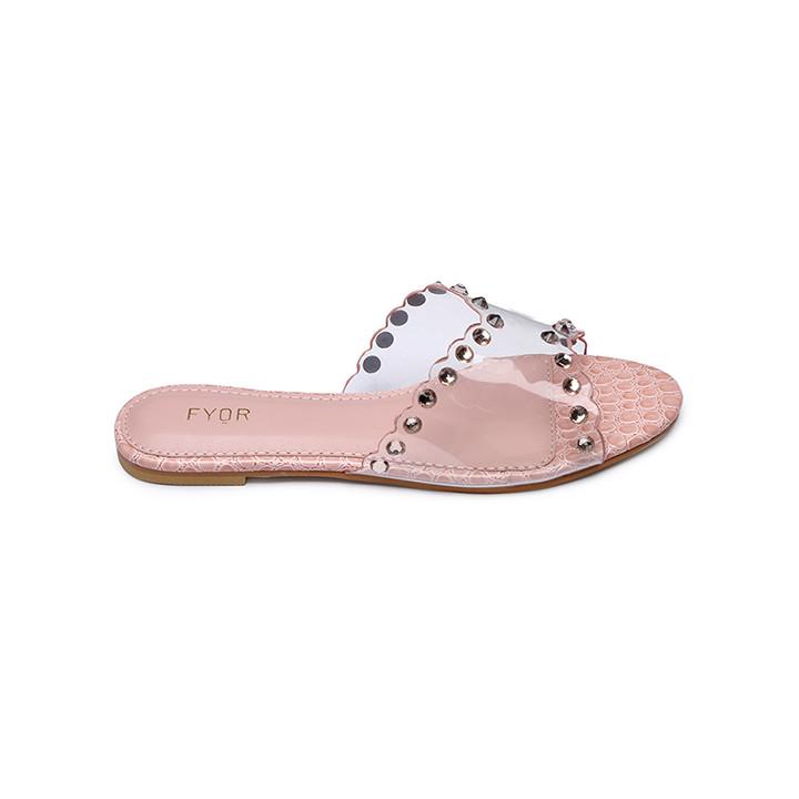 Fyor MY 185 Flat sandal #color_peach