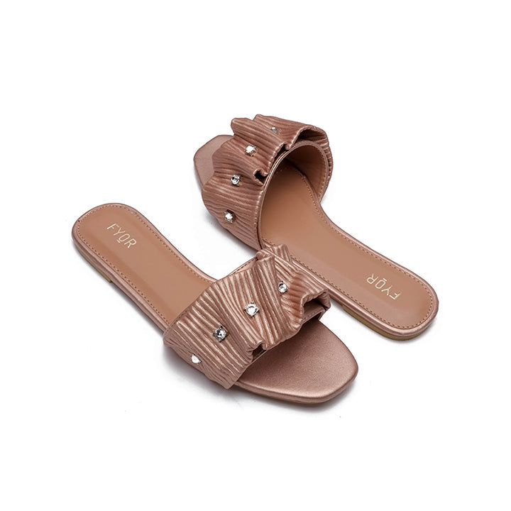 Fyor MY 220 Flat sandal #color_peach