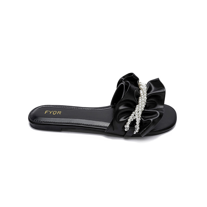 Fyor MY 221 Flat sandal #color_black