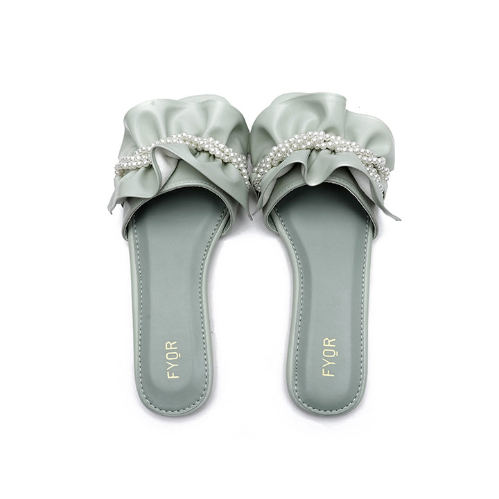 Fyor MY 221 Flat sandal #color_mint-green