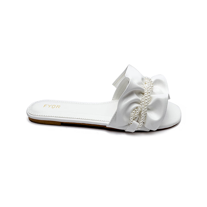 Fyor MY 221 Flat sandal #color_white