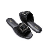 Fyor MY 224 Flat sandal #color_black