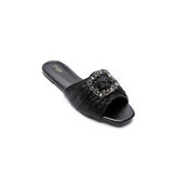 Fyor MY 224 Flat sandal #color_black