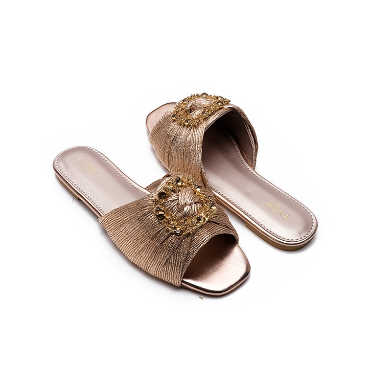 Fyor MY 224 Flat sandal #color_peach