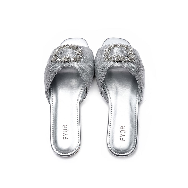 Fyor MY 224 Flat sandal #color_silver