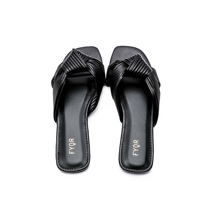 Fyor MY 225  Flat sandal #color_black