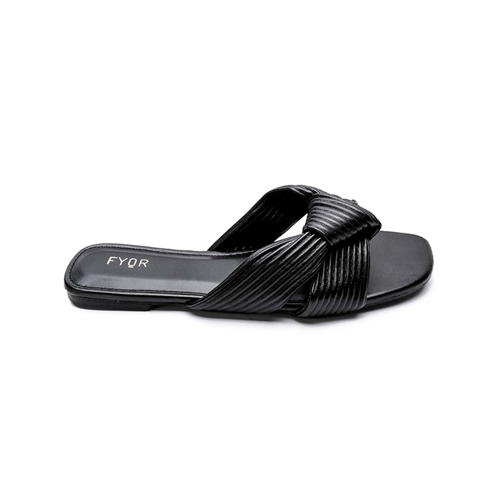 Fyor MY 225  Flat sandal #color_black