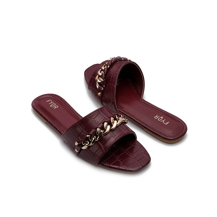 Fyor MY 226 Flat #color_maroon