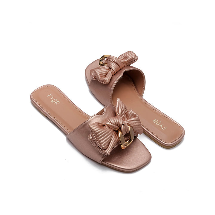 Fyor MY 228 Flat sandal #color_peach