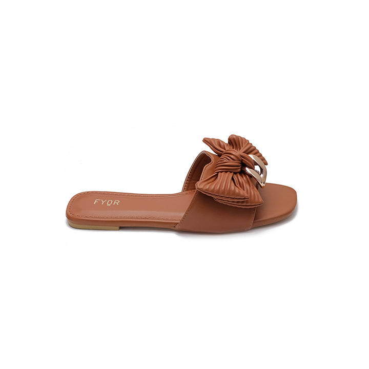 Fyor MY 228 Flat sandal #color_tan