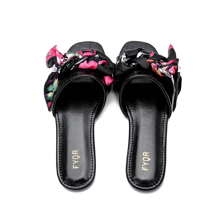 Fyor MY 231 Flat sandal #color_black