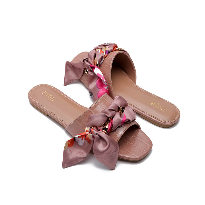Fyor MY 231 Flat sandal #color_peach