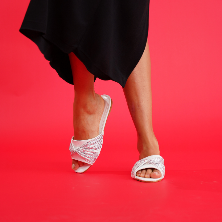 Fyor MY 238  Flat sandal #color_white