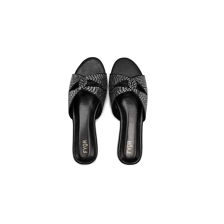Fyor MY 249 Flat sandal #color_black