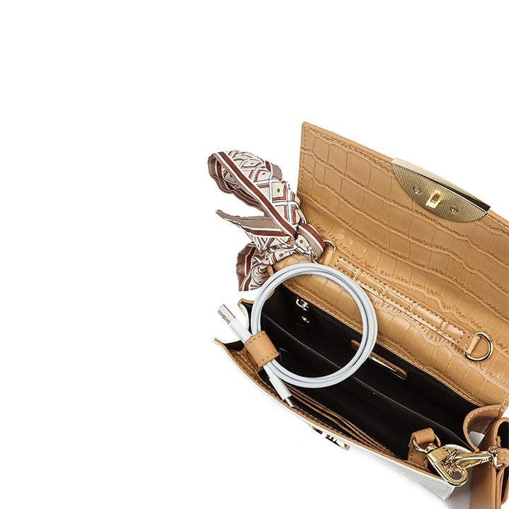 Fyor BD 122 Cross Body Bags #color_beige