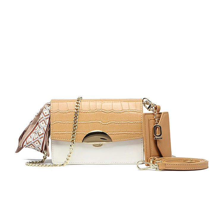 Fyor BD 122 Cross Body Bags #color_beige