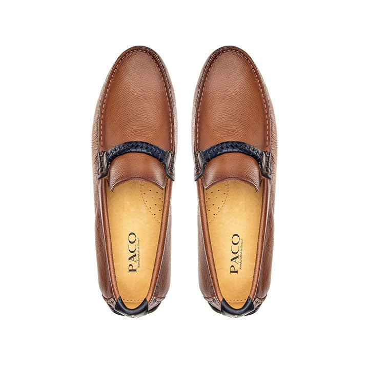 Paco PSV 035 Men's Moccasin #color_tan