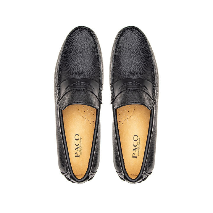 Paco PSV 036 Men's Moccasin #color_black