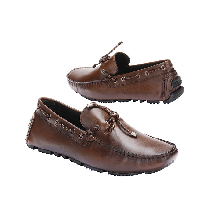 Paco PSV 006 Men's Moccasin #color_coffee