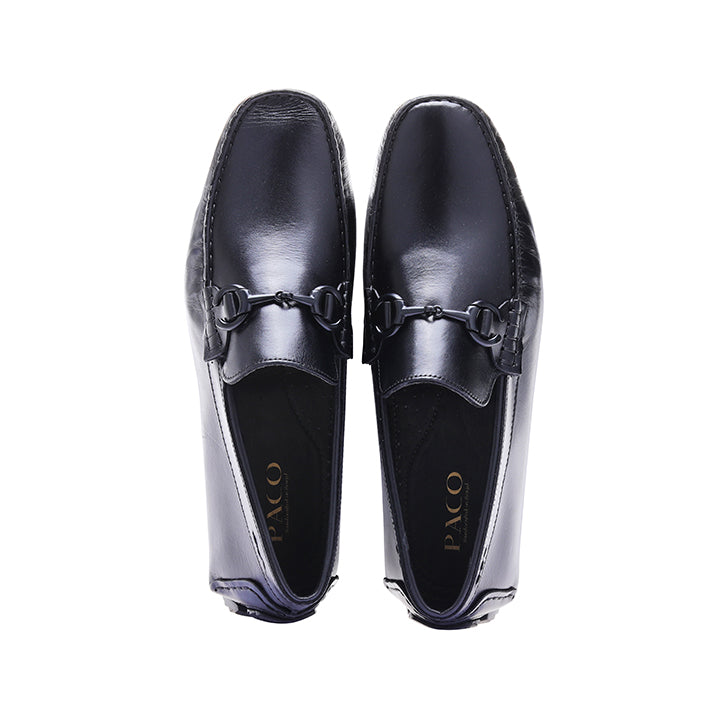 Paco PSV 010 Men's Moccasin #color_black